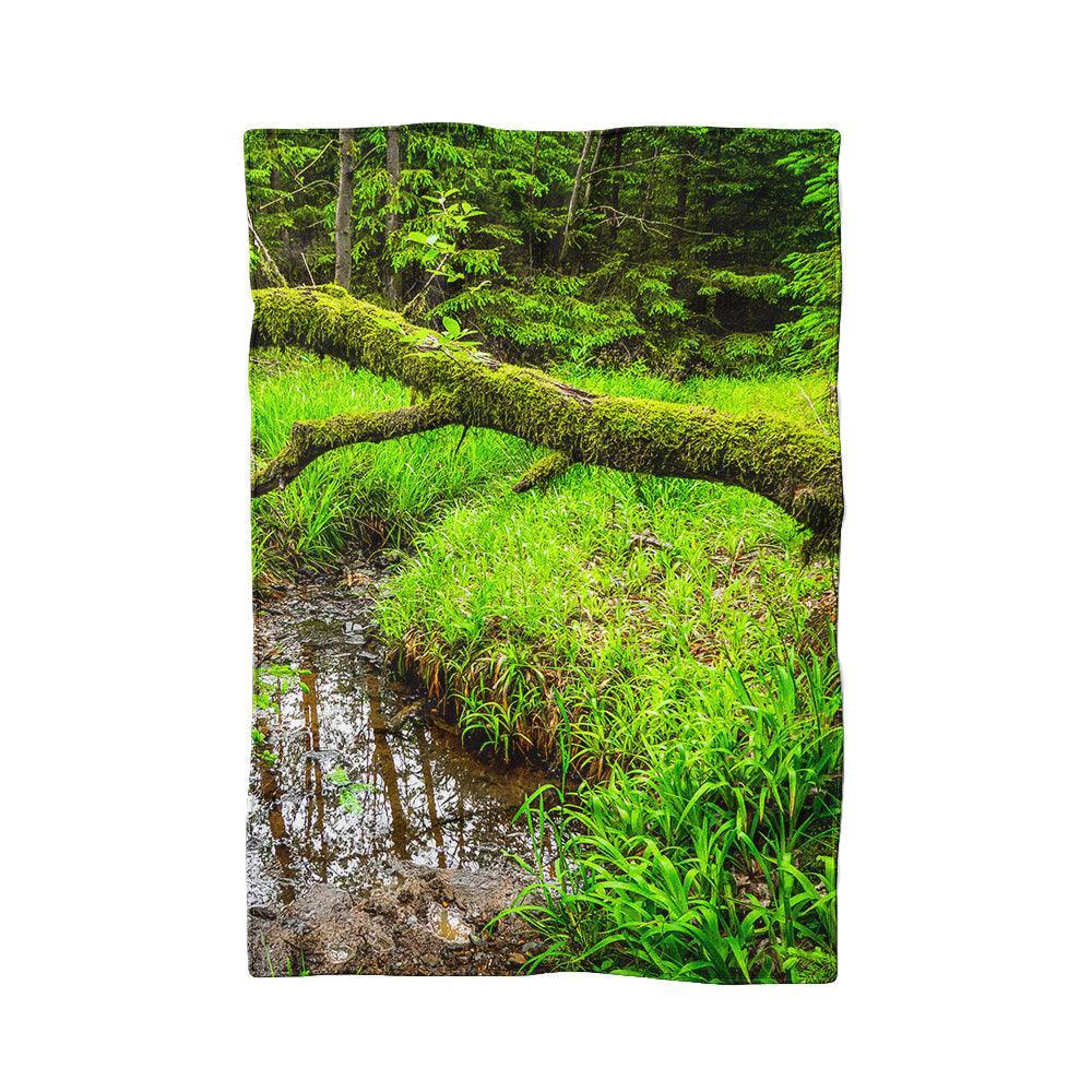 Harz, im tiefen Wald - Kuscheldecke Howling Nature