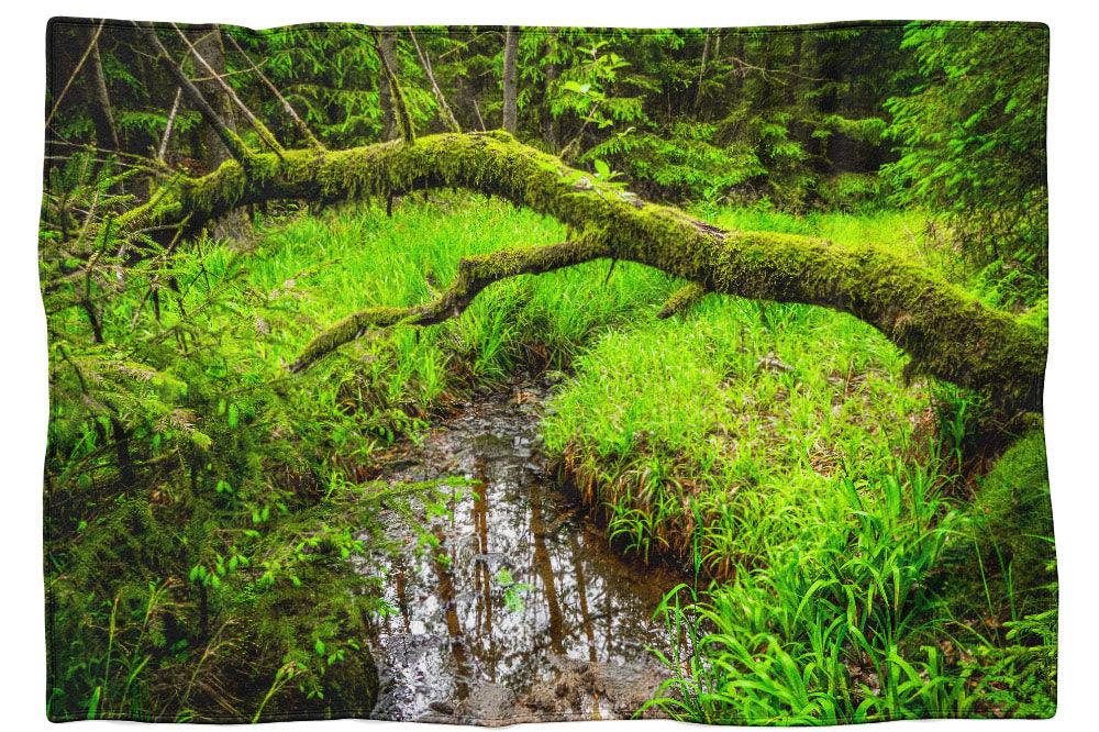 Harz, im tiefen Wald - Kuscheldecke Howling Nature