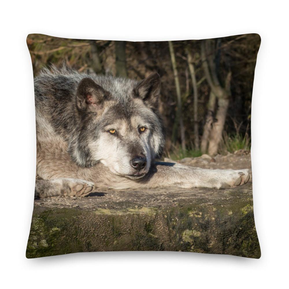 Timberwolf - Dekokissen Howling Nature