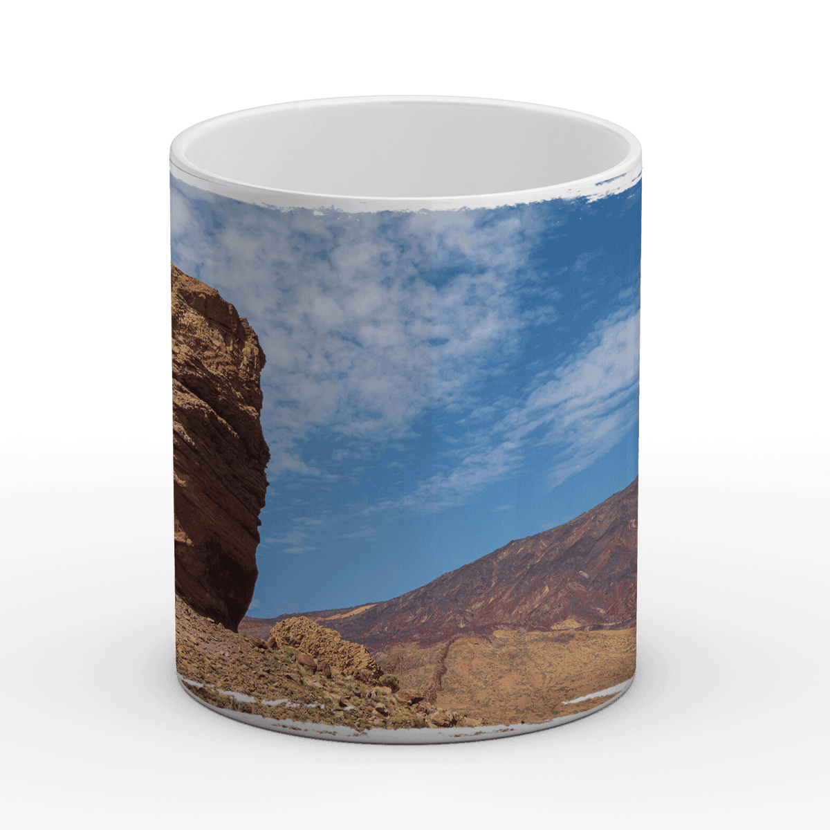 Der Teide - Tasse, weiß - Howling Nature