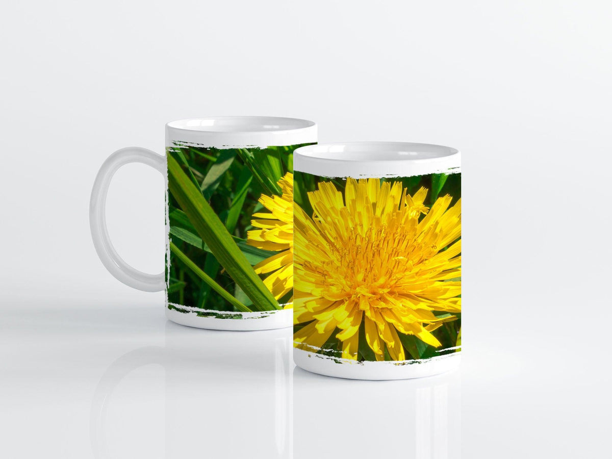 Löwenzahn im Sommer - Tasse, weiß - Howling Nature